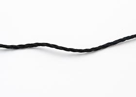 cordage PE câblé 3mm noir